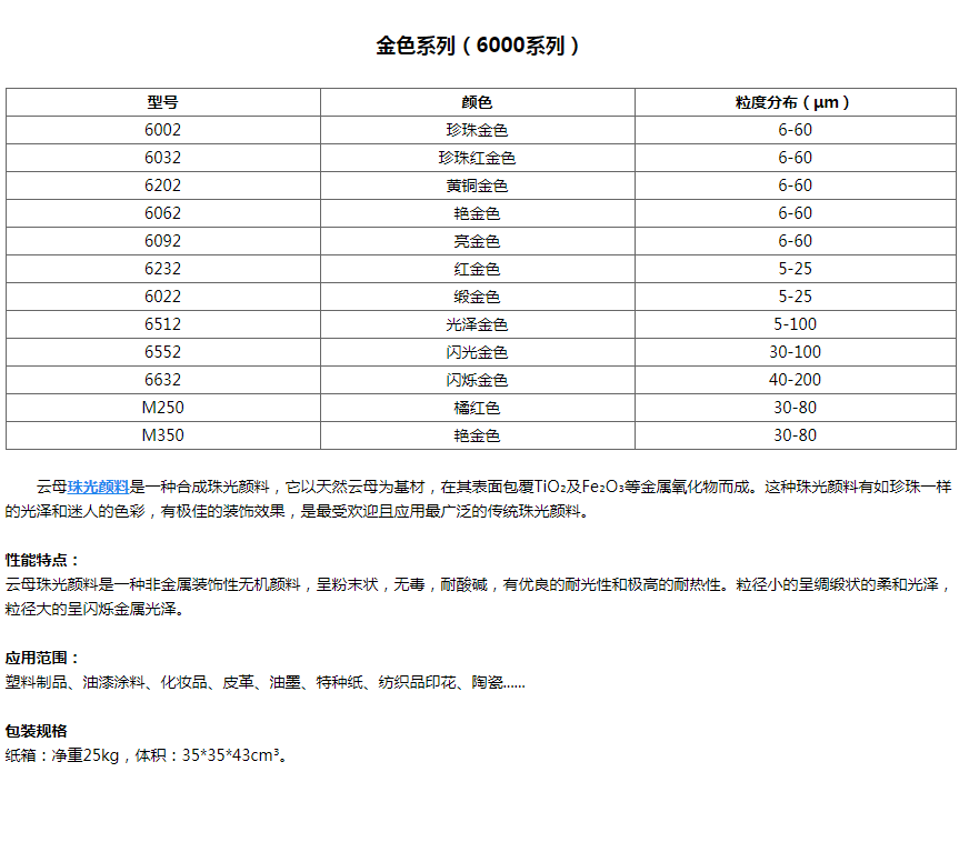 金色系列（6000系列）(圖1)